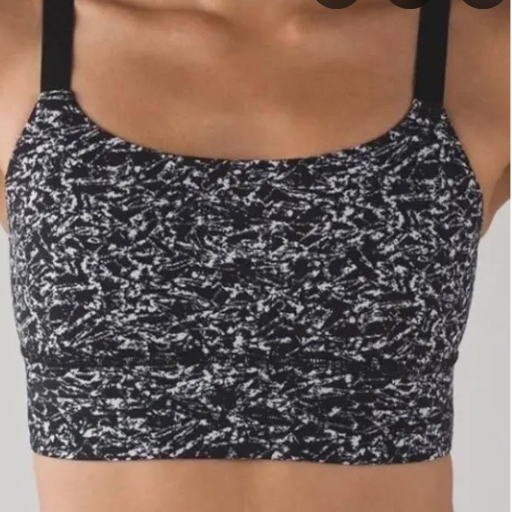 Lululemon Black and White Bra